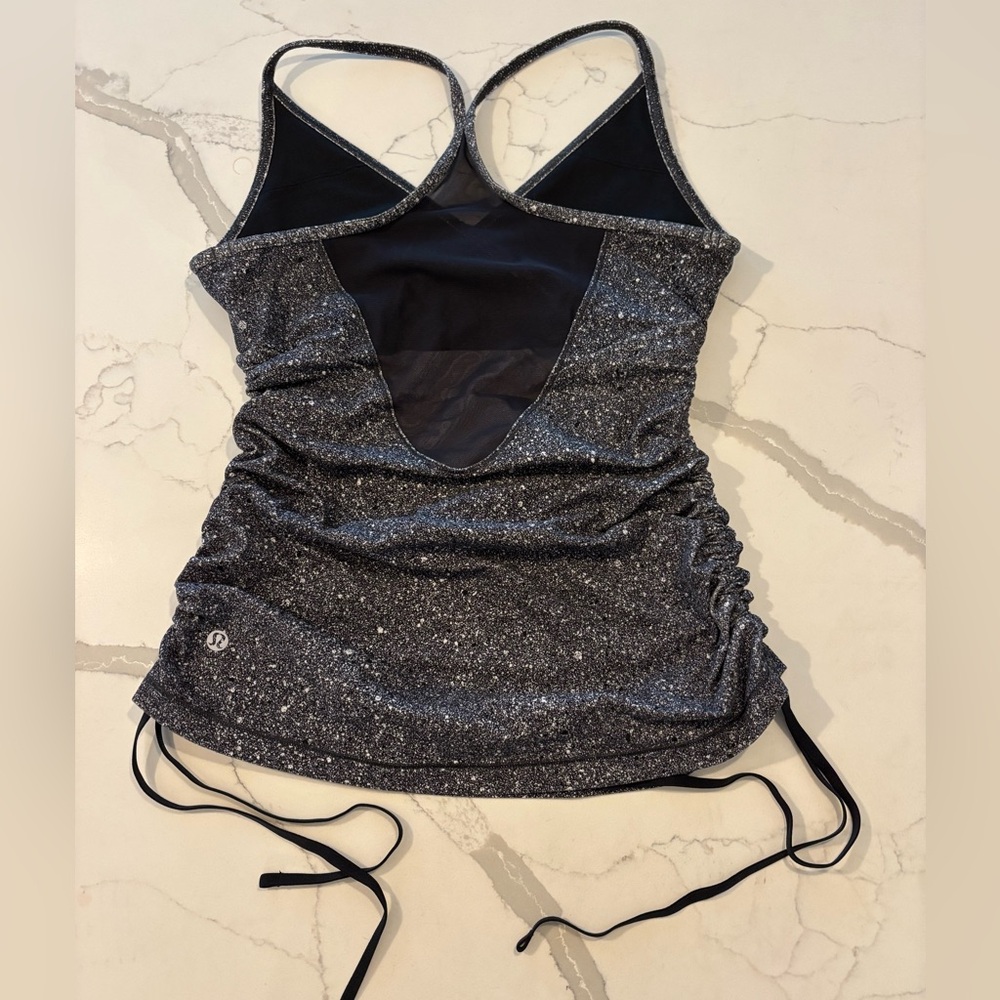 Lululemon Cinched Sides Built In Shelf Tank Top